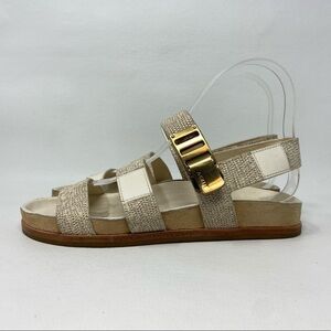 Aerin Addie-Ring Ivory Colored Sandals, Women’s Size 6M.